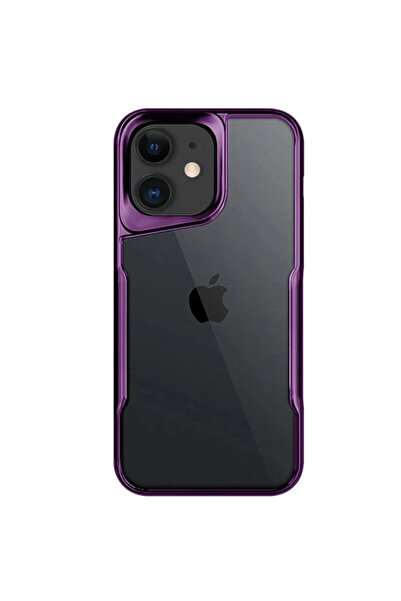 eco port غطاء حماية من السيليكون لهاتف آيفون 11 - أرجواني غامق