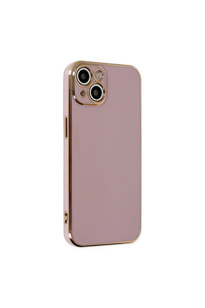 eco port Iphone 14 case volet silicone - purple