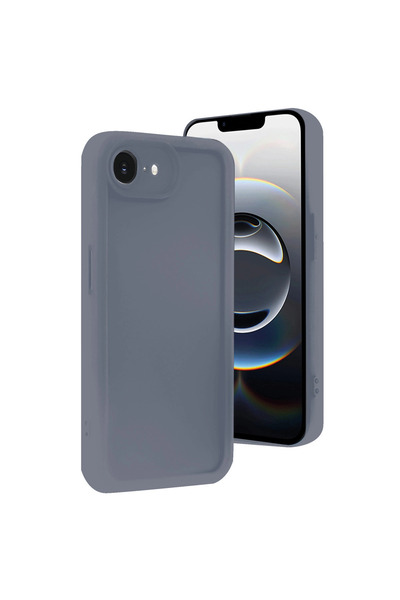 eco port حافظة آيفون 16e من السيليكون فييرا - رمادي