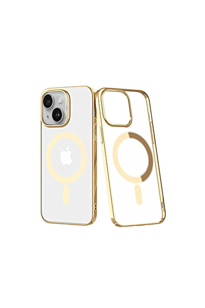 eco port غطاء صلب آيفون 14 بلس من إيليمينت ماجنيتيسايف - ذهبي