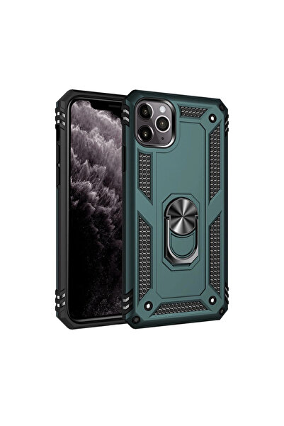 eco port Iphone 11 pro max case sofia ring silicone cover - green