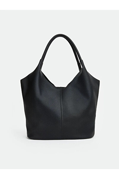 LC Waikiki Black Leather Look Women's Shoulder Bag