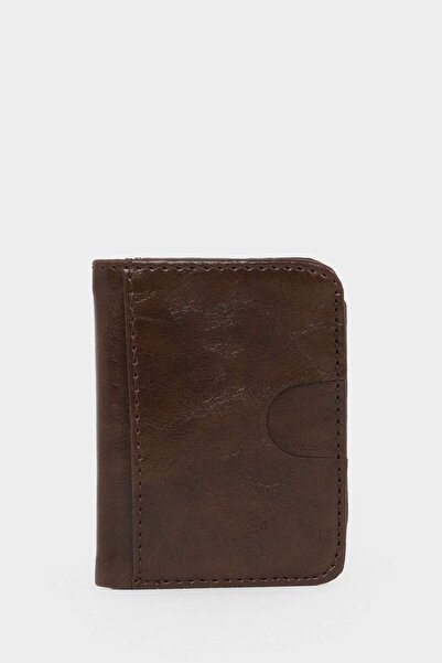 DeFacto Men's Faux Leather Wallet H0237Axns