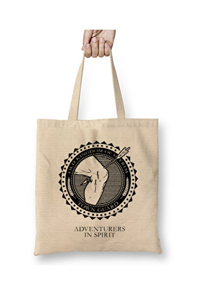 Toyaso The Elder Scrolls Skyrim Town Guard White Tote Bag Long Handle Shoppin...