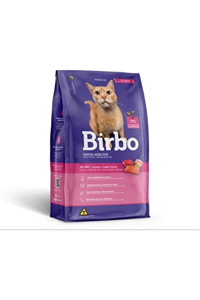 Birbo Perbo brand dry cat food for adult cats, 7 kg