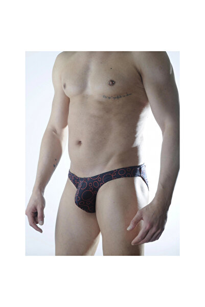 Narnuga Mi̇raxx Men's Circle Patterned Slip Underwear