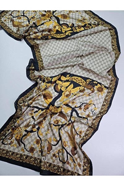 Shiva Scarfs New Season Animal Theme Voile Silk Shawl Accessory Foulard Silk ...