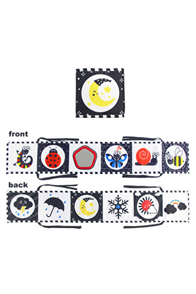 Choice1 كتاب قماشي حسي للأطفال حديثي الولادة من A-Insects، ألعاب عالية التباي...