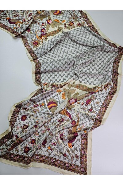 Shiva Scarfs New Season Animal Theme Voile Silk Shawl Accessory Foulard Silk ...