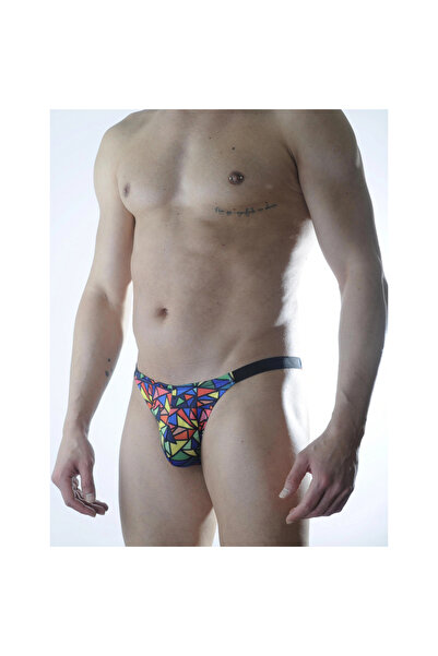 Narnuga Mi̇raxx Men's Colorful Patterned Brazilian Slip