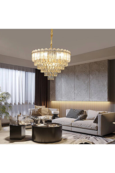 HAMER Luxury Modern Gold Chandelier E14*9L | Diameter 600 mm