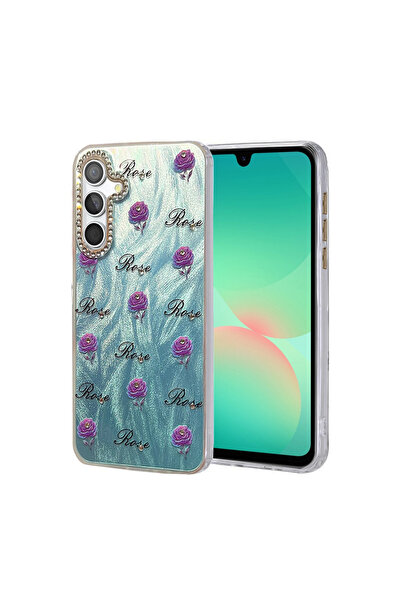 eco port Samsung Galaxy A26 Case Blade Mirrored Pattern Cover - Pattern 9