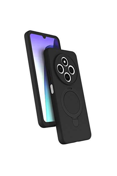 eco port غطاء حامل ماجسيف الملكي لـ Redmi 14c - أسود