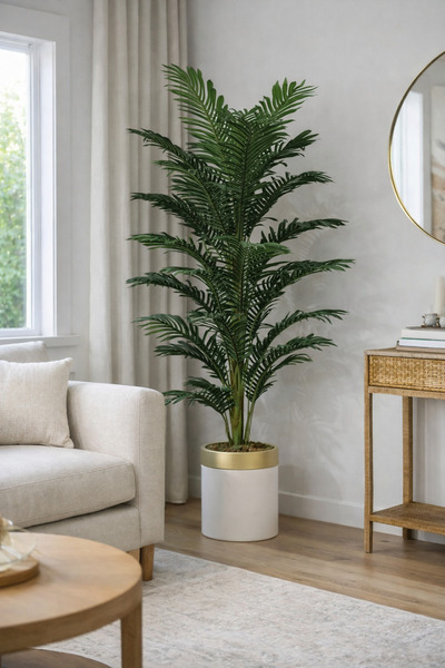 Şans çiçek hediyelik & dekorasyon Yapay palmiye ağaçı 1.70 cm Şansçiçek