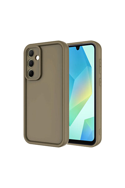 eco port جراب سامسونج جالاكسي A16 5G من السيليكون - بني