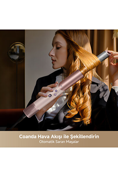 MOVA Master 10 Çok Yönlü Saç Şekillendirici, Coanda Hava Akışı, Akıllı Başlık Tanıma, 3 Yıl Garanti