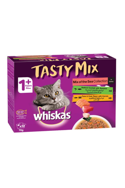 Whiskas - Cat Food - Ocean Flavors in Rich Sauce