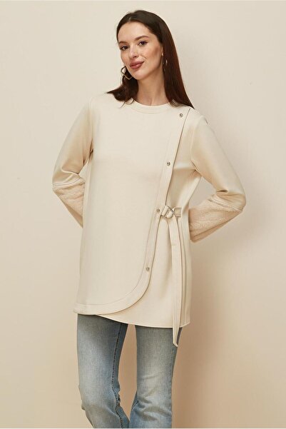 Alvina Belted Detail Trained Tunic 46057