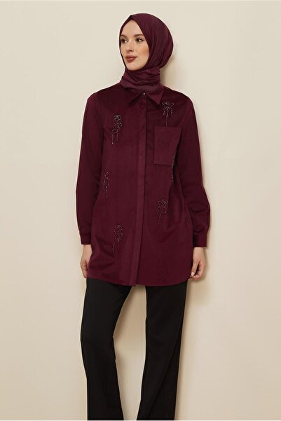 Alvina Beaded Velvet Tunic 46266