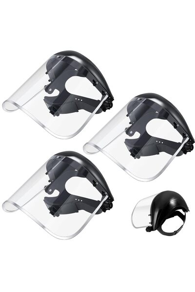 Arabest Protective Face Shield Mask, 3 Pack Full Face Protection for Grinding...