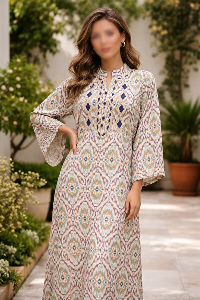 RONZA embroidered jalabiya