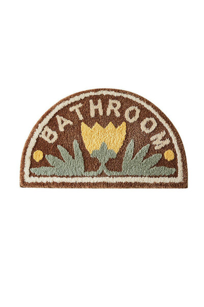 Gerenic Plush Door Mats, Non Slip Half Round Floor Mats, Extra Absorbent Soft...