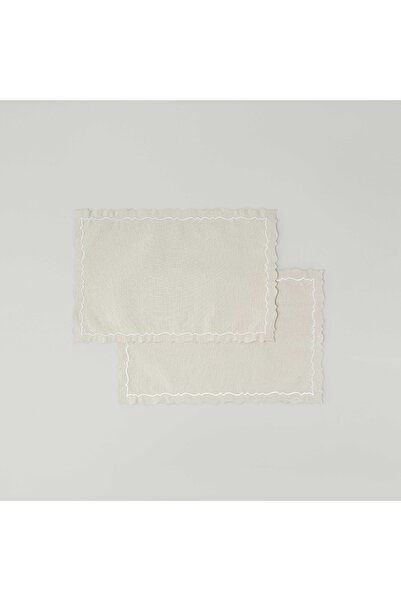 Linens Marly 2'li 45x30 cm Amerikan Servisi Vizon