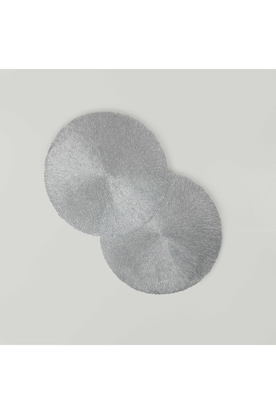 Linens Spark 2'li 38 cm Amerikan Servisi Gümüş