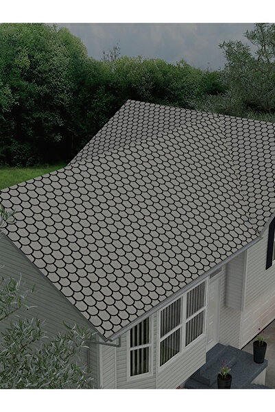 Berilya Membran Çatı Yalıtım 5 metre Şıngıl Desenli Gri renk