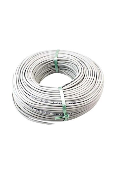 Epilons 3 أسلاك 1 خط 1 زوج 100 متر كابل خط الهاتف (1*2+1*0.50)