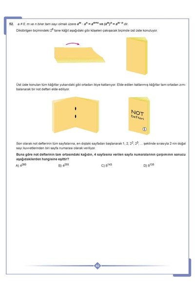 Yetsis Yayınları LGS Çalışma Kitabı - Matematik Dersi Büyük Boy Renkli Baskı