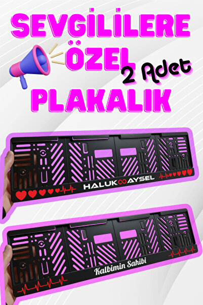 Parker Otomotiv A.Ş Sevgililere Özel 2 Adet Plakalık