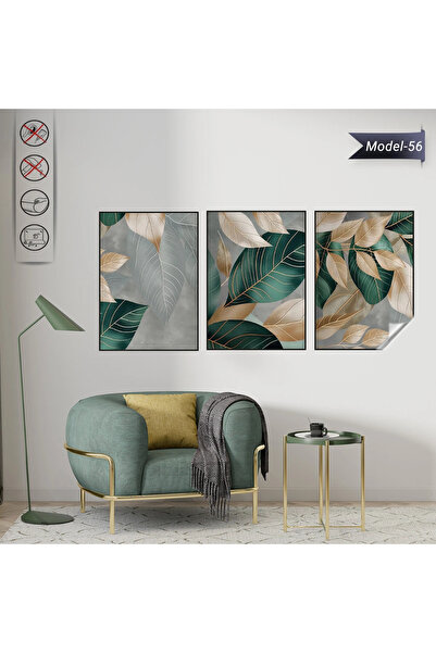 Akıllı Kağıt Statik Tutunma Özellikli Tablo - Poster Çiçek (Model- 56)