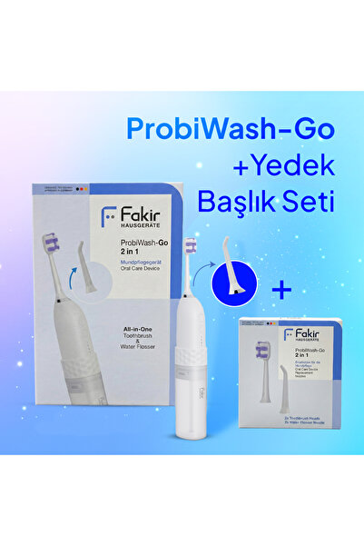 Fakir ProbiWash Go 2in1 Elektrikli Diş Fırçası-Ağız Duşu/İkisi Bir Teknoloji ...