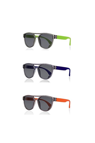 Kinary Uv400 Protected Children's Sunglasses 3-Piece Opportunity Set 4013