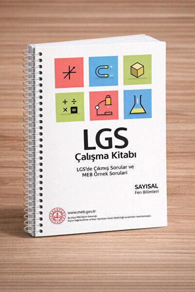 Yetsis Yayınları LGS Çalışma Kitabı Meb Örnek Sorular ve Çıkmış Sorular Seti - Süper 4'lü Set TAM BOY