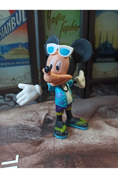 Hureggo Vintage''Mickey Mouse Summer Combo'' Original Figure Toy & 9 cm