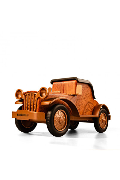 OEM Bluetooth radio speaker Ashu A9, 5W, 1500mAh, Brown