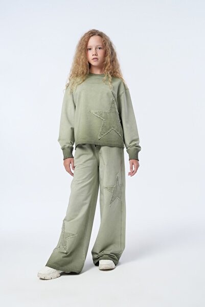 HAUSEkids طقم موسنيس ماجيك للفتيات من 9-15 سنة - أخضر كويست