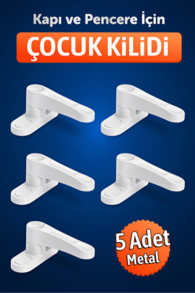 Badem10 (5 штук) Металеві дверні та віконні замки для безпеки дітей Металеві ...