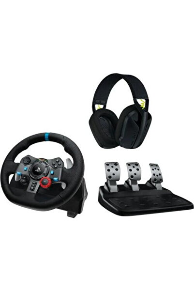 logitech Steering Wheel + Pedals + Headset