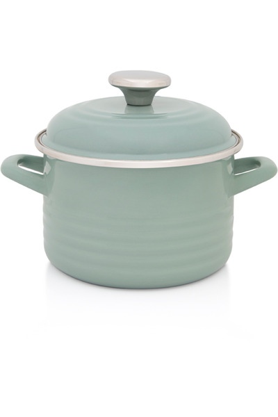 Metalac 2L Standard Wave Pot with Lid Green