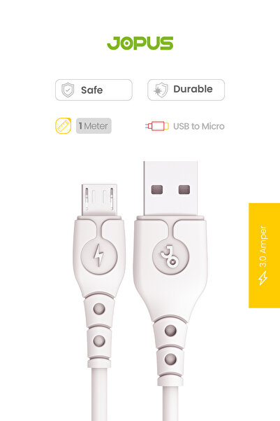 Jopus Galaxy J2 J3 J5 J7 A3 A5 A7 Note 2 4 5 S6 S7 Edge Micro Usb Hızlı Şarj ...