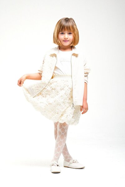 HAUSEkids 4-8 Years Old Royal Pearl Girl's 3-Piece Set-Latte