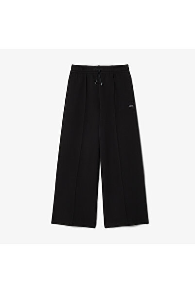 Lacoste Kadın Wide Leg Siyah Eşofman Altı