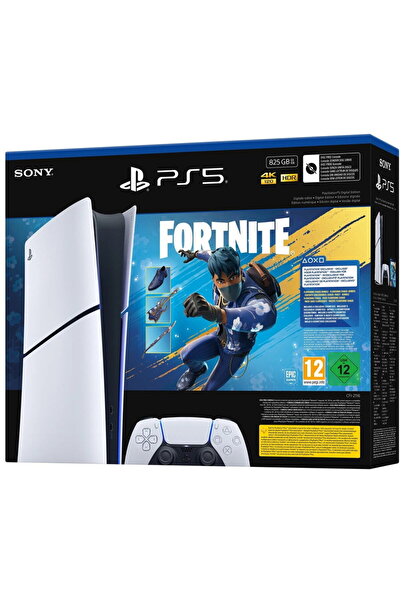 Sony PlayStation 5 Ediție Digitală 825GB + Fortnite Flowering Chaos - Alb