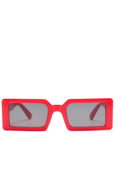 london Rag Women Rectangular Frame Sunglasses in Red