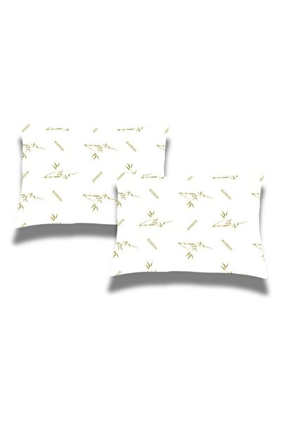 Casa Shop Set of 2 Quilted Pillows, 50x70 cm, CasaShop®, Bamboo