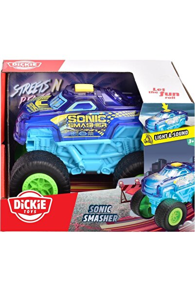 Simba DICKIE MASINA DE TEREN SONIC SMASHER CU LUMINI SI SUNETE 17CM