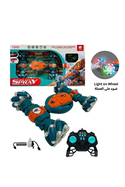 Premium سيارة حركات بهلوانية تعمل بالتحكم عن بعد مزودة بعجلات مضيئة وجهاز تحك...